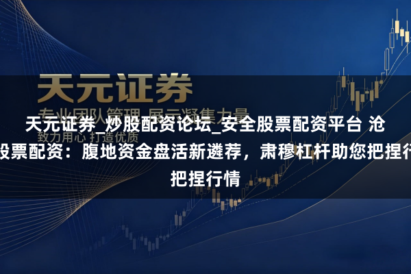 天元证券_炒股配资论坛_安全股票配资平台 沧州股票配资：腹地资金盘活新遴荐，肃穆杠杆助您把捏行情