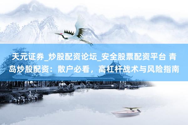 天元证券_炒股配资论坛_安全股票配资平台 青岛炒股配资：散户必看，高杠杆战术与风险指南